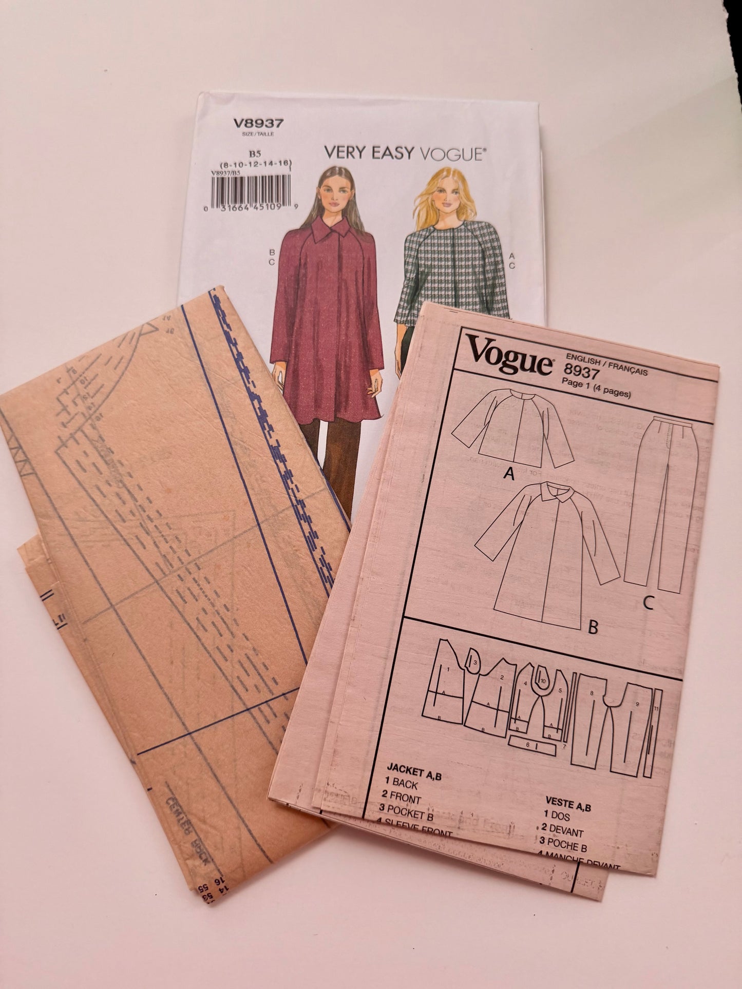 Vogue Pattern 8937 Jacket & pants