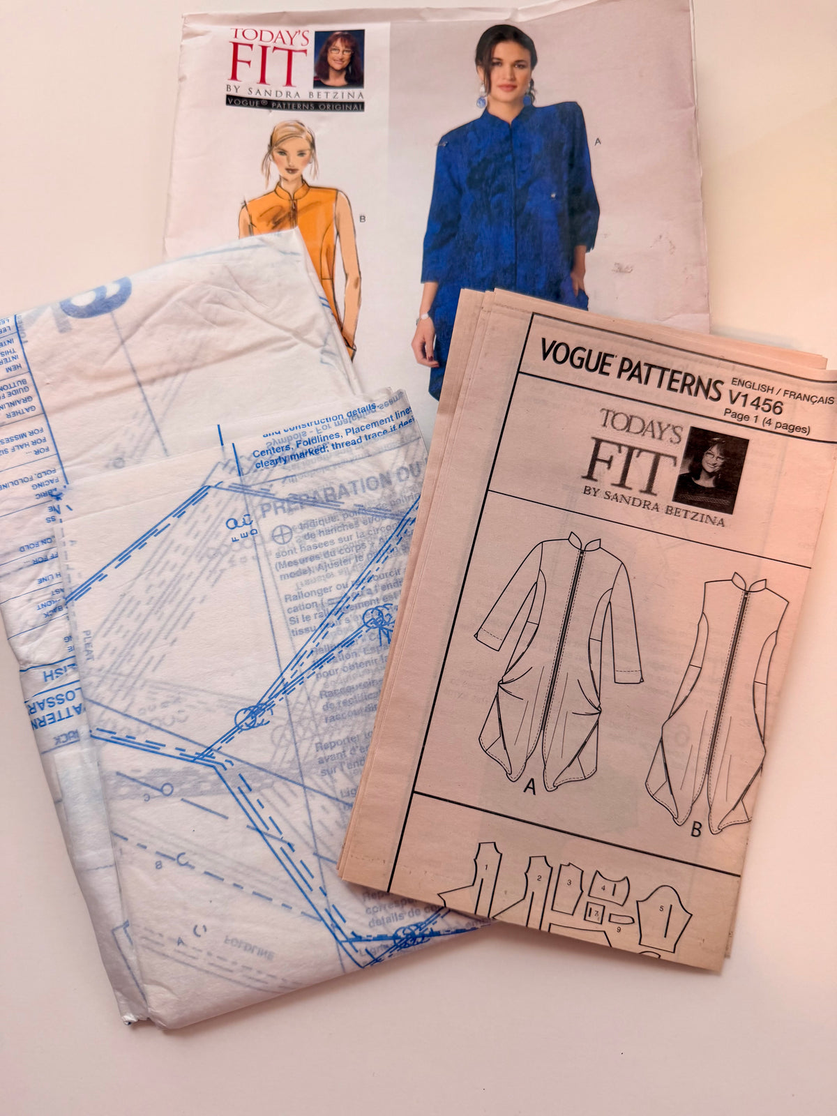 Vogue Pattern 1456 Today's Fit Sandra Bettina Tunic