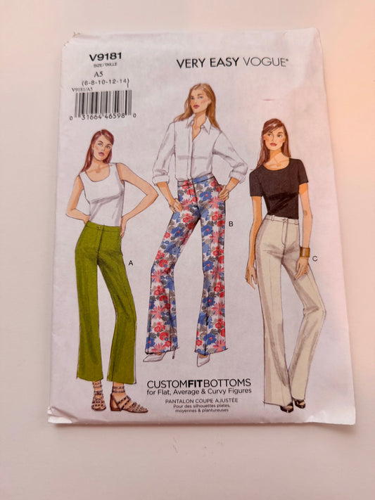 Vogue Pattern 9181 Very Easy Vogue