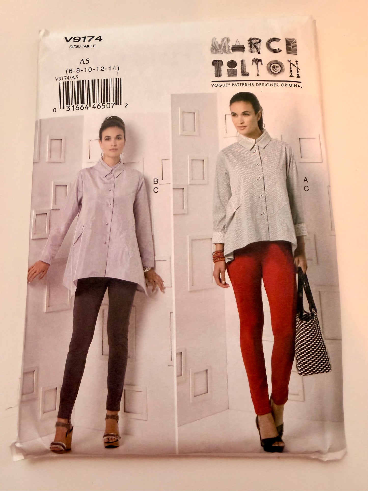 Vogue Pattern 9174 Marcy Tilton Shirt & Pants