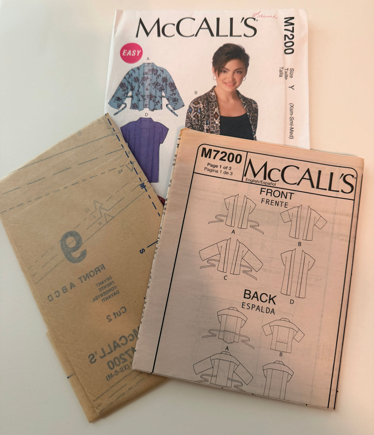 McCall's Pattern 7200 Jacket