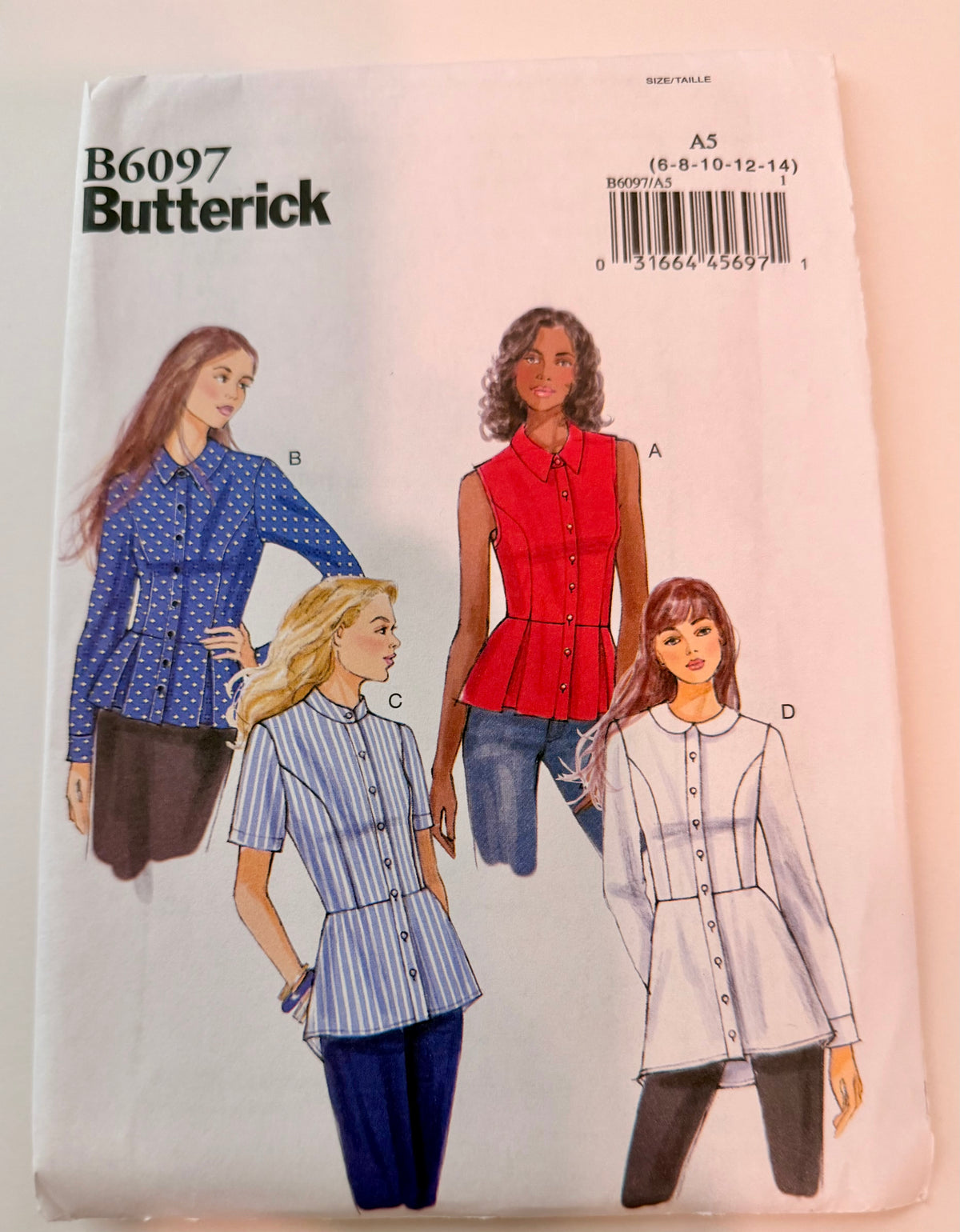 Butterick Pattern 6097 Shirts