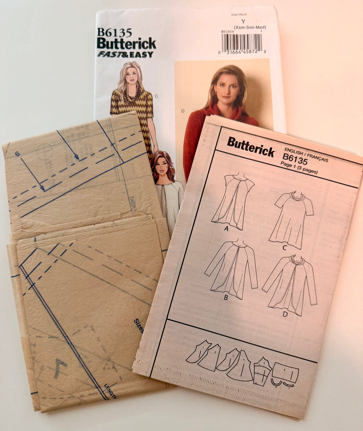Butterick Pattern 6135 Fast & Easy Tunic