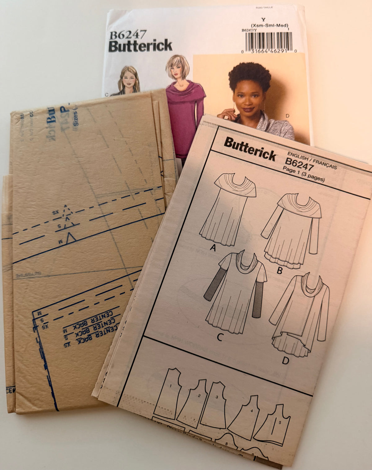 Butterick Pattern 6247 Stylish Tunic