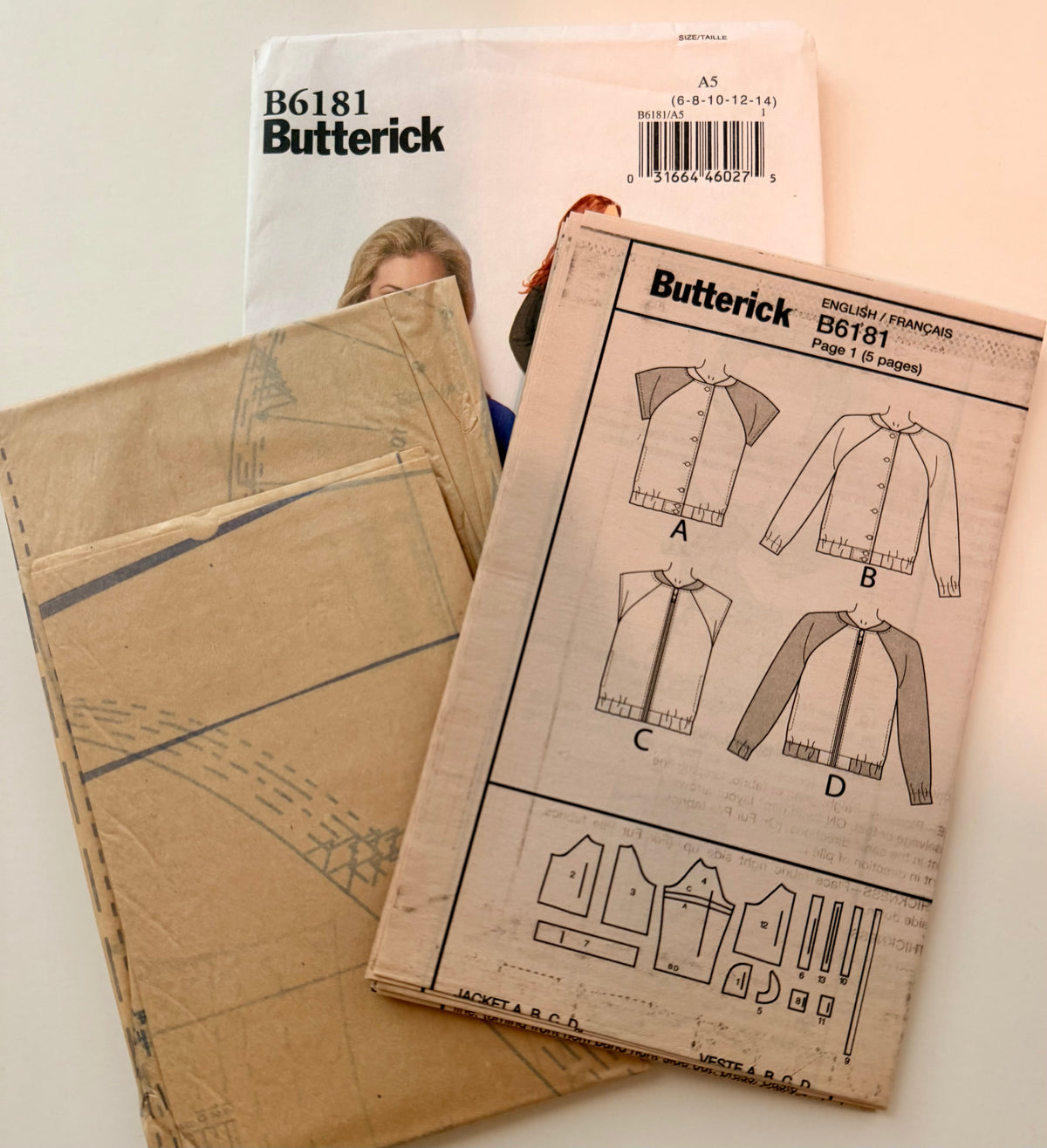 Butterick 6181 Bomber Jacket