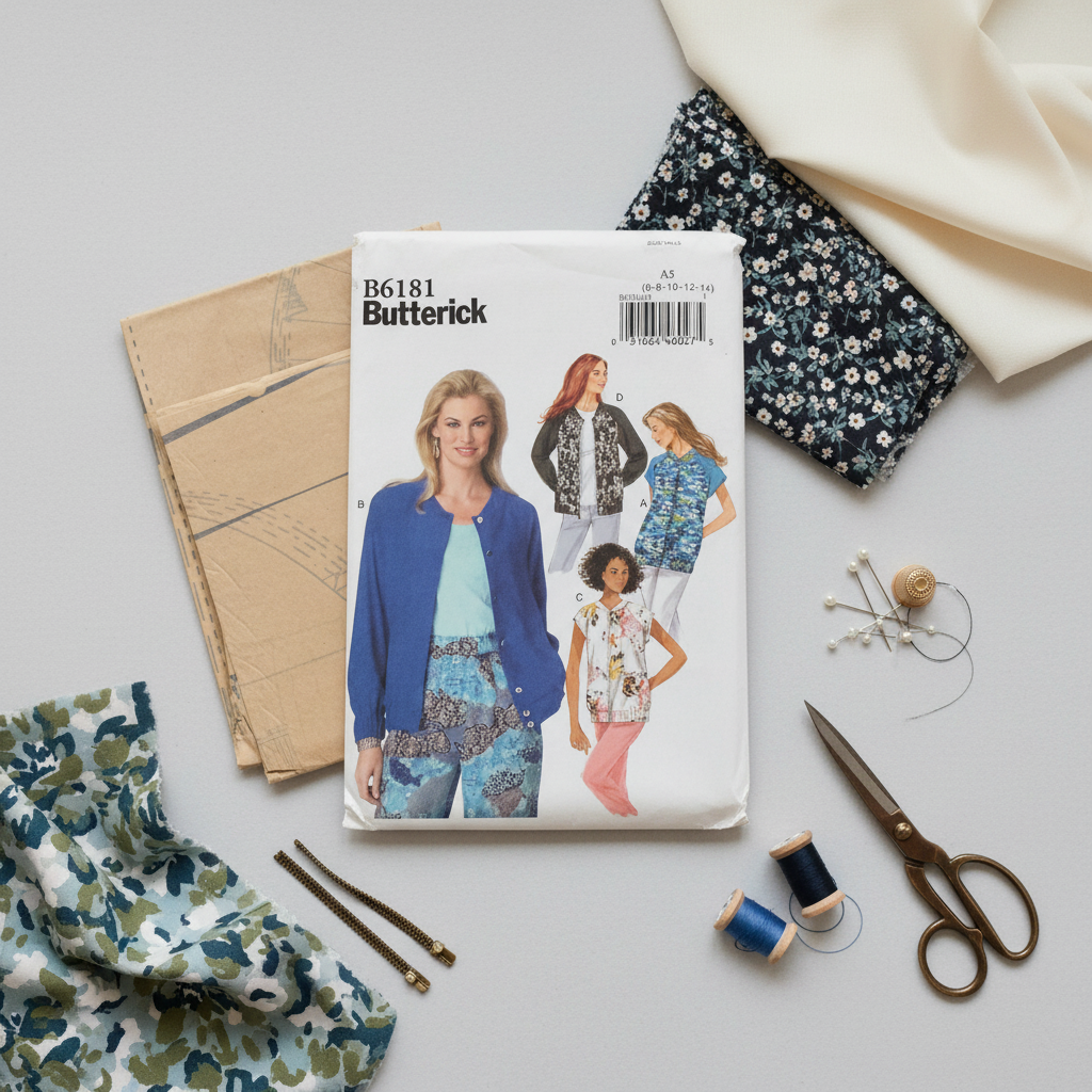 Butterick 6181 Bomber Jacket AI Image