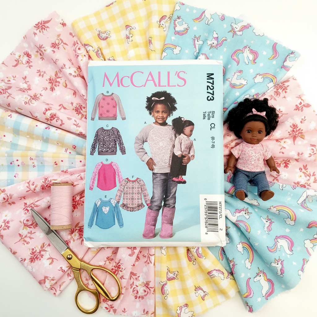 McCall's M7273 Children's Tops & Doll Tops