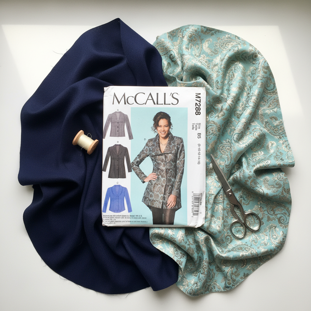 McCall's M7288 Jacket - Folded Fabrics