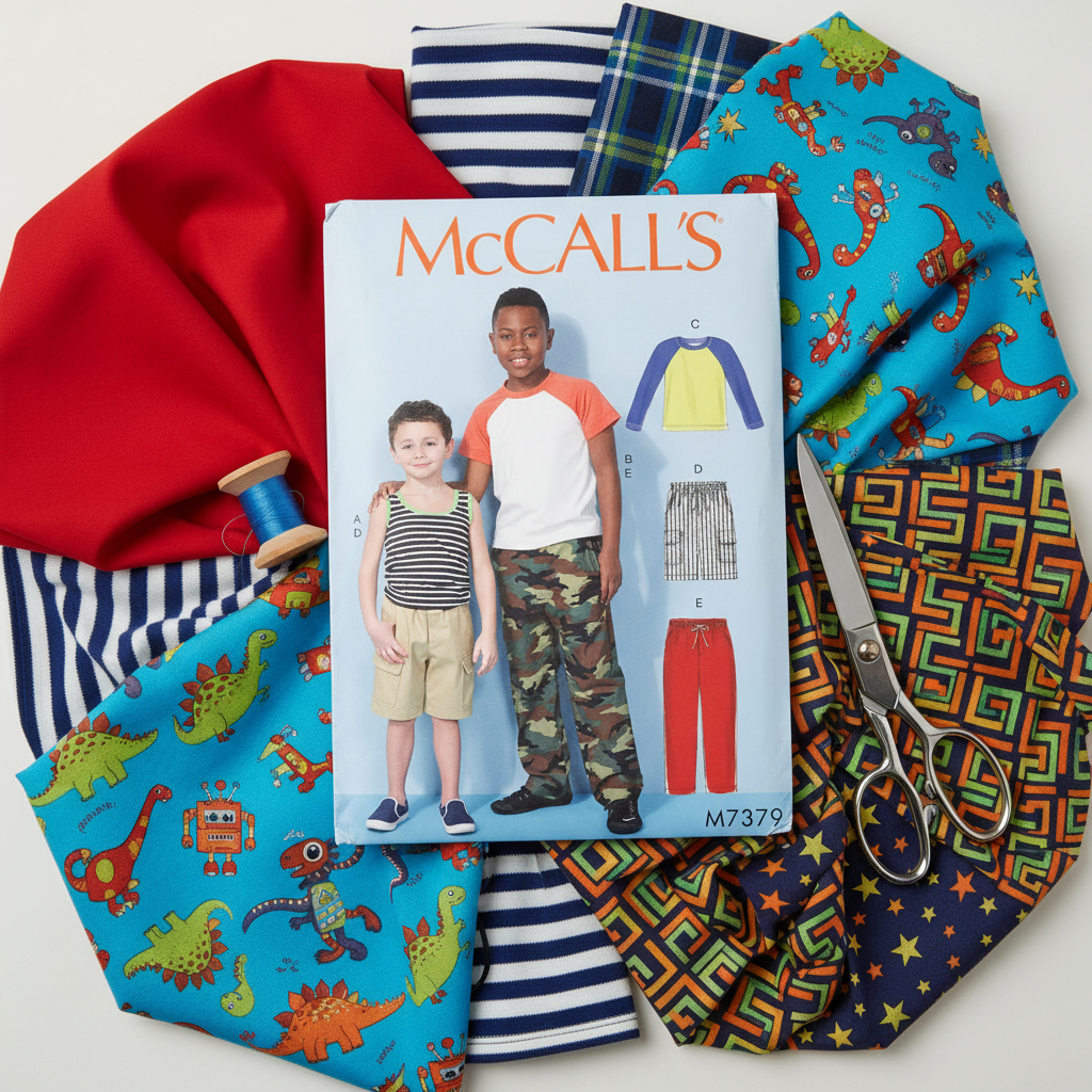 McCall's M7379 Boys - Bright Fabrics