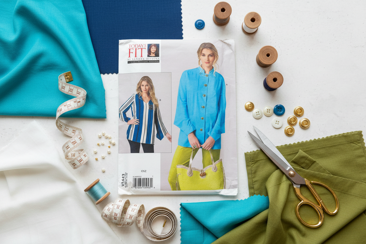 Vogue 1443 Flat-Lay Editorial