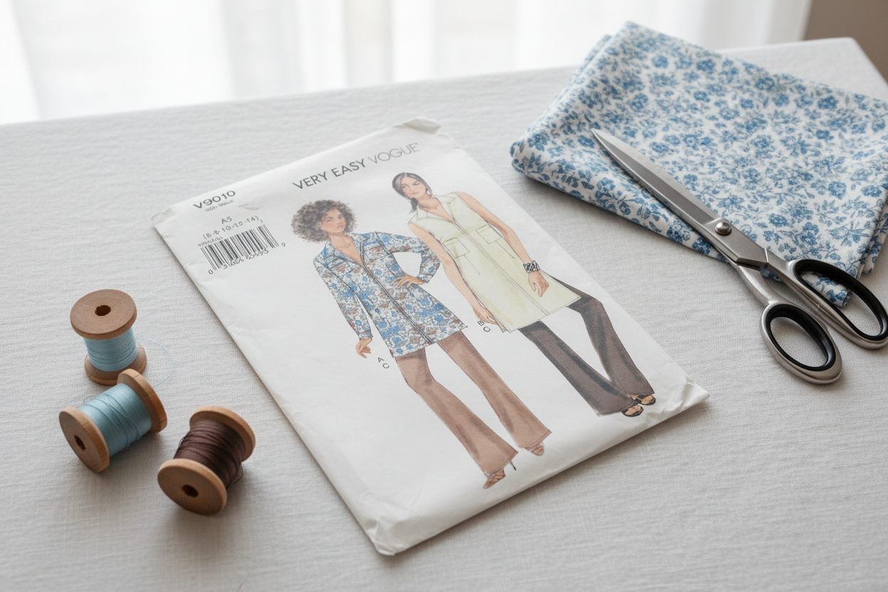 Vogue Pattern 9010 Very Easy Vogue Tunic & Pants