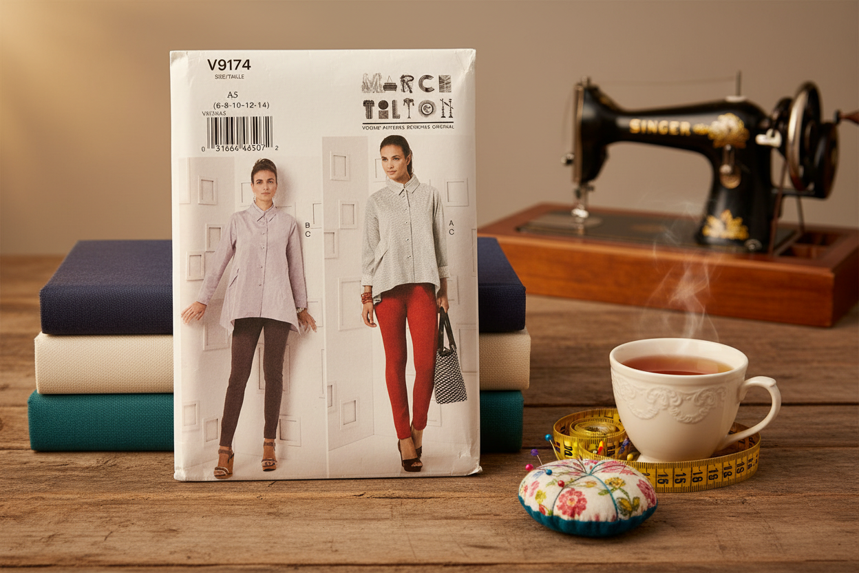 Vogue Pattern 9174 Marcy Tilton Shirt & Pants - Sewing Machine